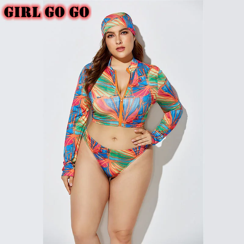 Комплект из 3 предметов купальный костюм повязка на голову + рубашка короткие