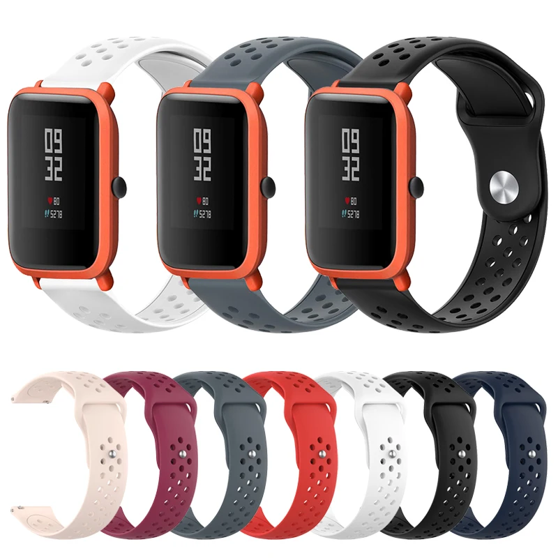 Ремешок на запястье для Xiaomi Huami Amazfit Bip lite/GTR 42 мм ремешок часов samsung Active/42 сменный