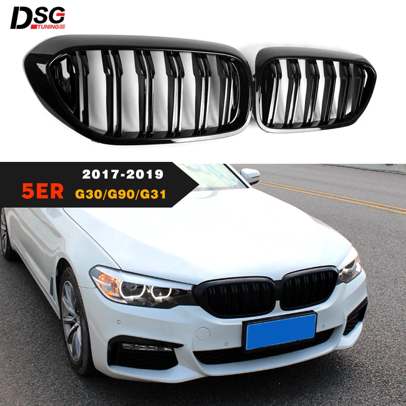 Передний бампер для BMW 5 Series G30 G31 F90(M5) 2017-2019 Pre-LCI сменный радиатор гоночного гриля