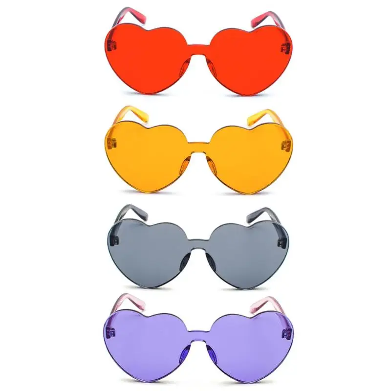 Солнцезащитные очки с оправой в форме сердца Для женщин брендовые дизайнерские