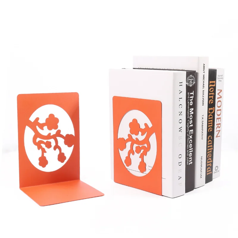 1 пара Настольный книжная полка сливы простота оранжевый Цвет стол полы