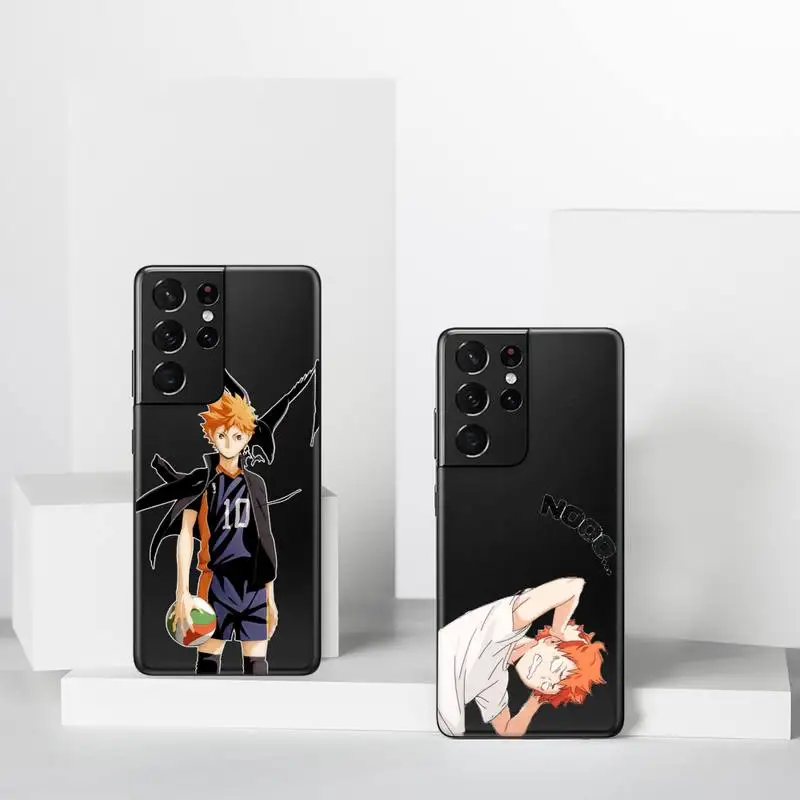 

Haikyuu Phone Case For Samsung A51 A32 A52 A71 A50 A12 A21S S10 S20 S21 Plus Fe Ultra
