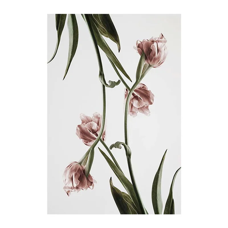 

Fuwatacchi 3PCS Oil Painting Tulips Flower Wall Art Posters Prints Canvas Printings Pictures for Living Room Bedroom Home Decor