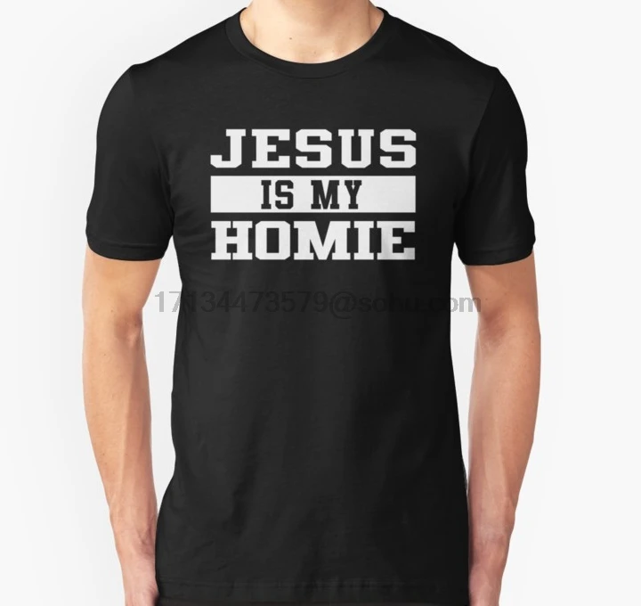 Мужская футболка с коротким рукавом Jesus Is My Homie Faith христианская цитата Подарочная