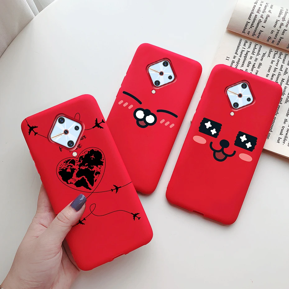 For Vivo V17 S1 Pro 1920 Case Cute Butterfly Flower Cover Silicone Soft Phone Coque v17 Russia Funda V1945A |