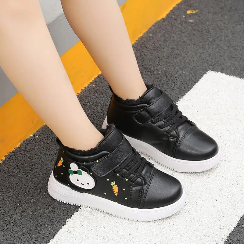 Детские зимние ботинки Повседневная обувь на резиновой подошве для маленьких