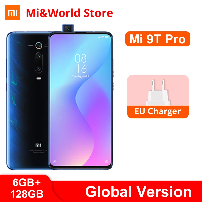 Xiaomi Mi 9T Pro глобальная версия 6 ГБ 128 (Redmi K20 Pro) Snapdragon 855 39 дюйма AMOLED экран 48 Мп камера NFC