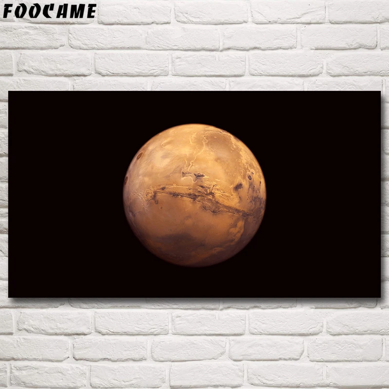 Mars Planets Вселенная космические картины настенные декорации плакаты и принты