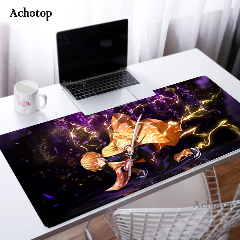 

Kimetsu no Yaiba Demon Slayer XL Anime Pad Mouse HD Print Computer Gamer Locking Edge Mousepad XXL Keyboard PC Large Desk Mats