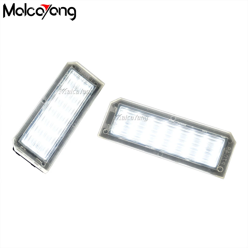 

2X For Land Rover Range Rover Sport L494 L405 VW Phaeton Polo Golf 4 5 6 Canbus Error Free LED License Number Plate Light Lamp