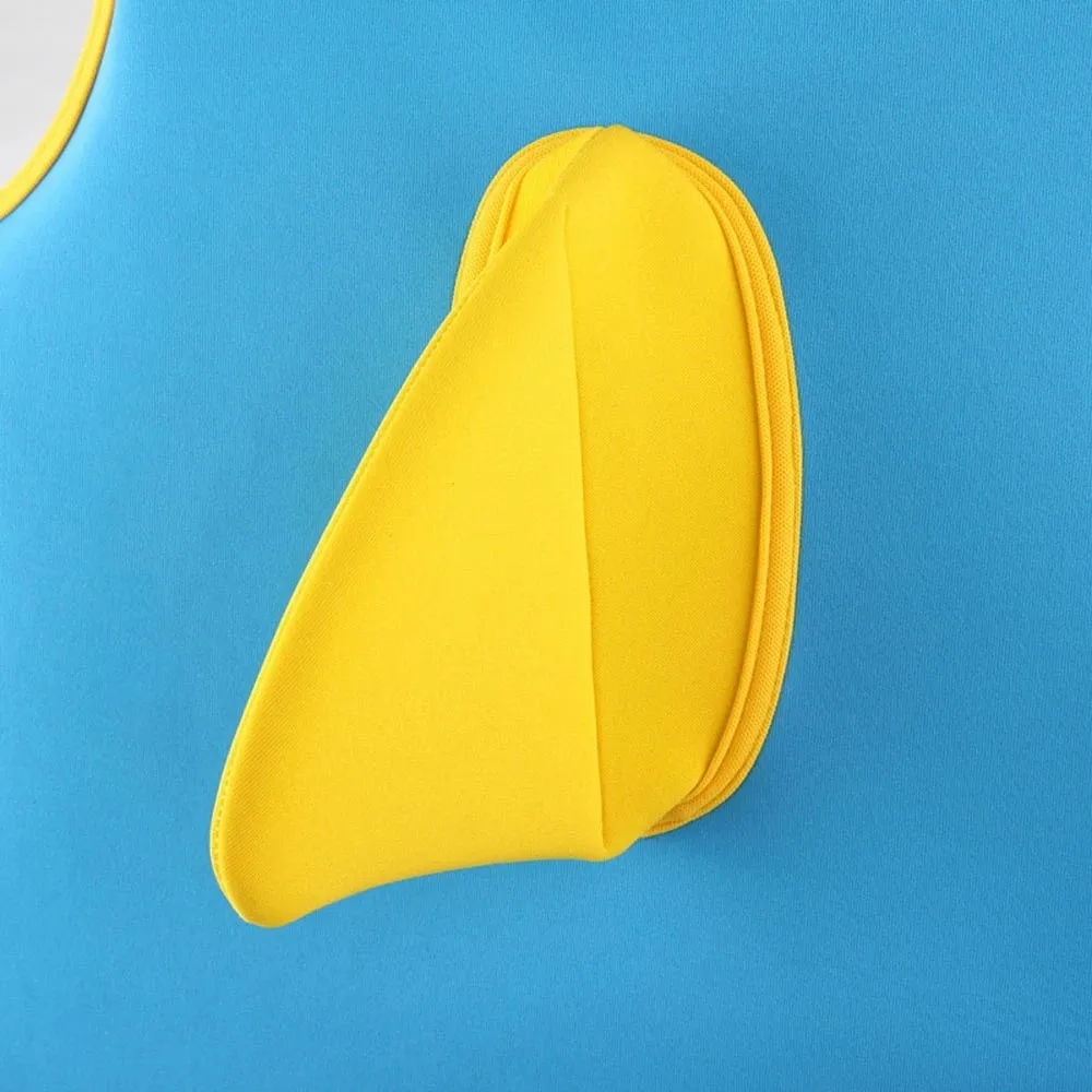

Child Neoprene 10-35kg kids Sports Life Swimwear Jackets Shark Baby Water Trainer Vest Chlidren Swimming Vest Life Baby Child Li