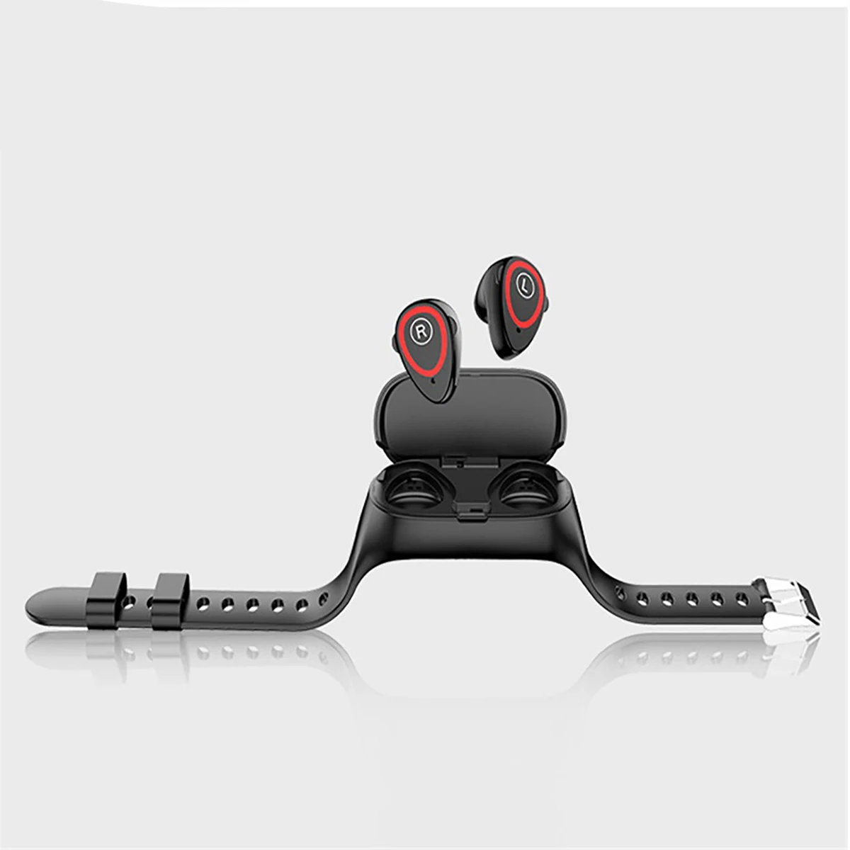 Смарт часы M1 для женщин и мужчин с Bluetooth наушниками 2 в 1 монитор сердечного ритма