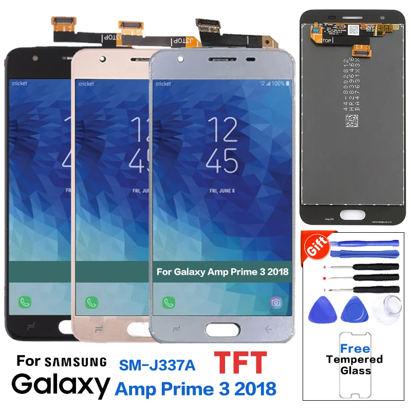 ЖК-дисплей для Samsung Galaxy J3 2018 J337 J337A J337T дисплей с сенсорным экраном и дигитайзером