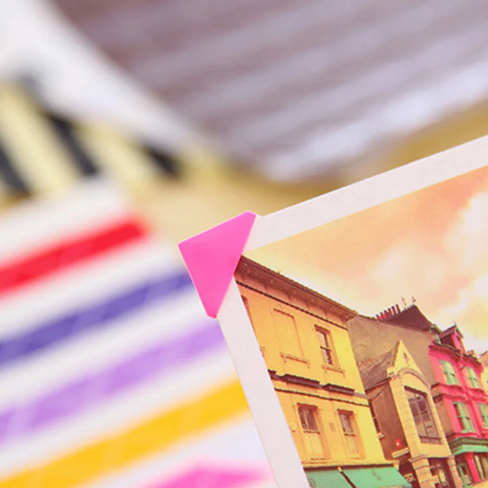 102 шт./Лист красочные наклейки в альбом украшения DIY Дневник фото угол стикер для