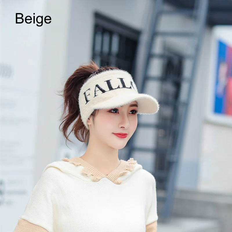Плюшевый козырек кепка осень зима уличная теплая шляпа от солнца без ворса для