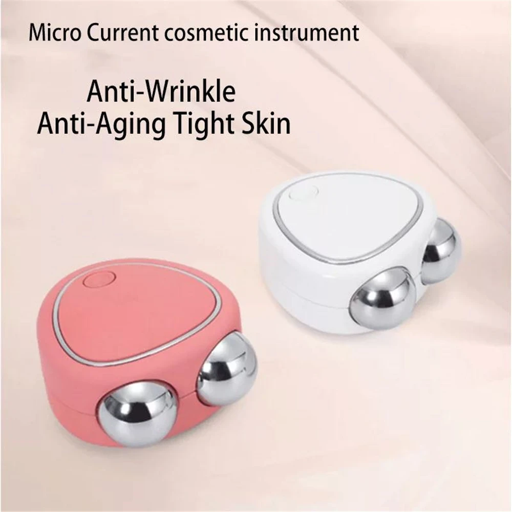 

3D Roller Massager Facial Micro-current Beauty Device Lifting and Firming Portable Skin Lifting Reduce Edema Vibration Massage