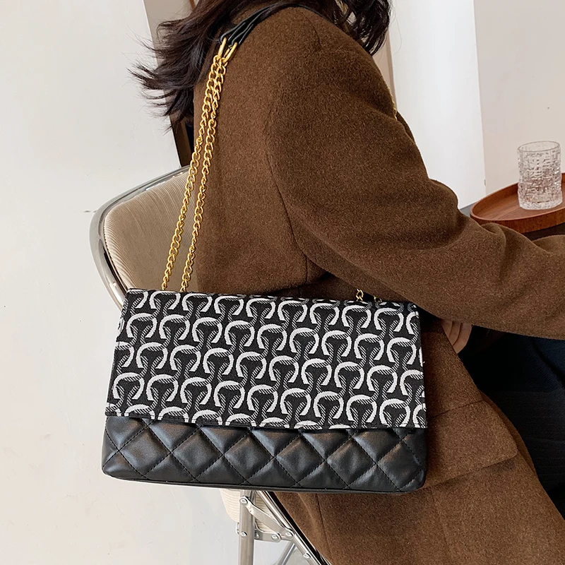 

Повседневная женская маленькая сумка через плечо из искусственной кожи модная дизайнерская женская сумка-тоут, сумки-мессенджер, сумки выс...