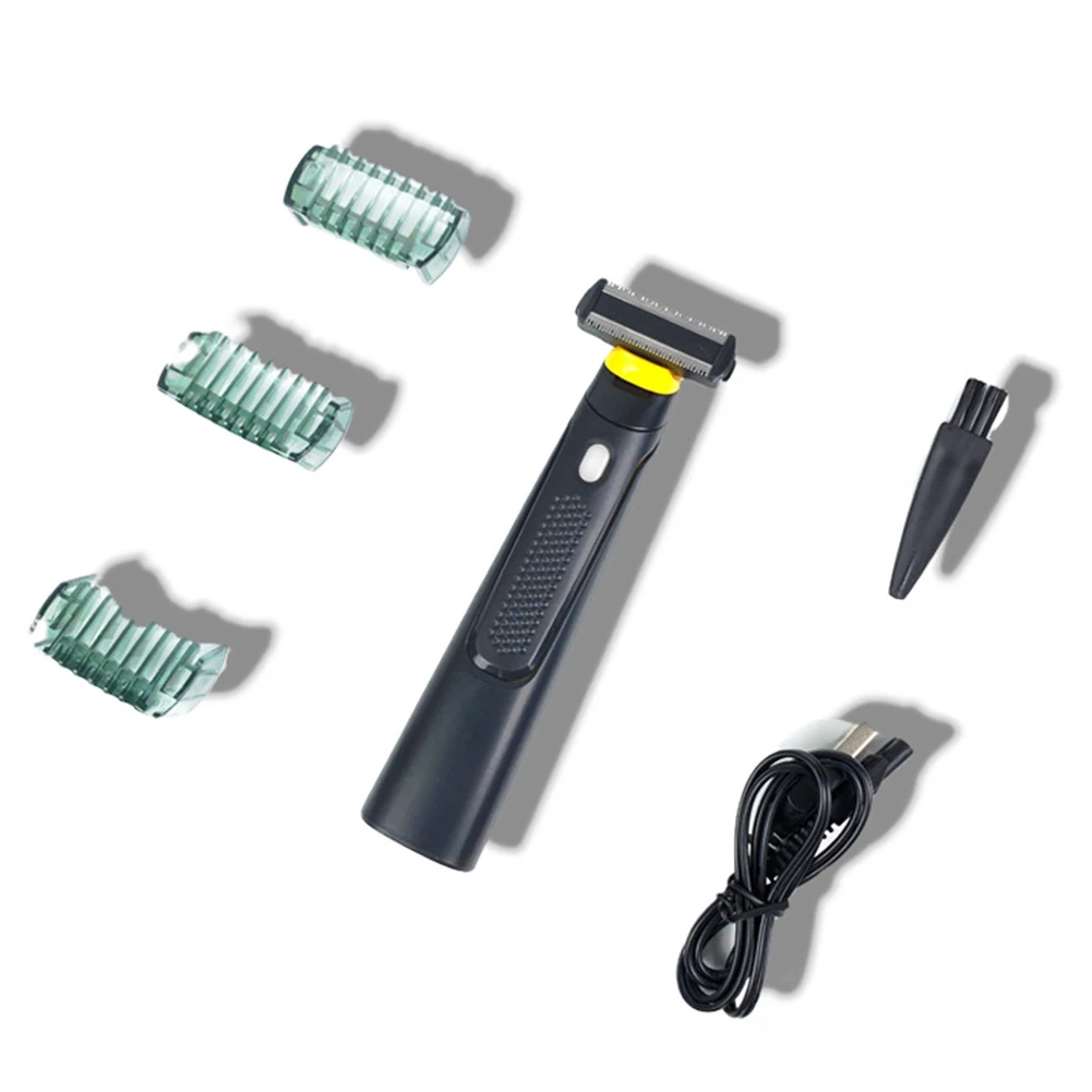 

Portable Electric Beard Trimmer Shaver Hair Clipper USB Rechargeable Hair Trimmer Mustache Face Nose Hair Clipper Gifts for Men
