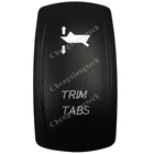 12 В постоянного тока, декоративные язычки, электромагнитный переключатель вклвыклЭлектромагнитный переключатель, водонепроницаемый IP68 белый светодиод, автомобильная лодка, 7-контактный DPDT 3-позиционный переключатель