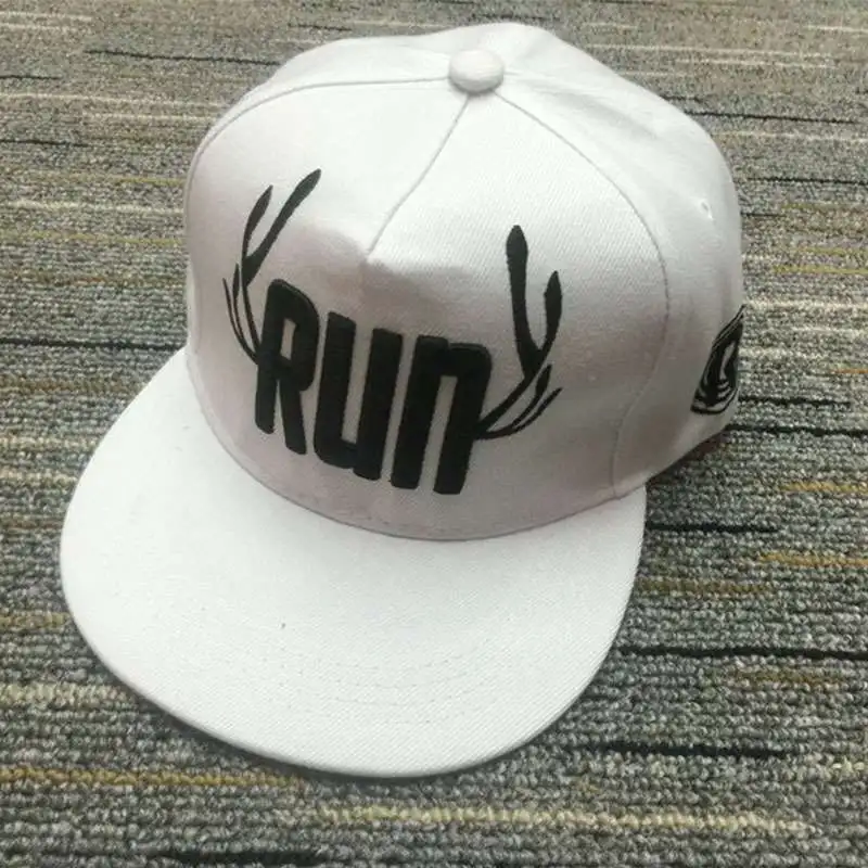 Бейсболка бейсболка для мужчин и женщин шляпа от солнца с надписью RUN вышивкой