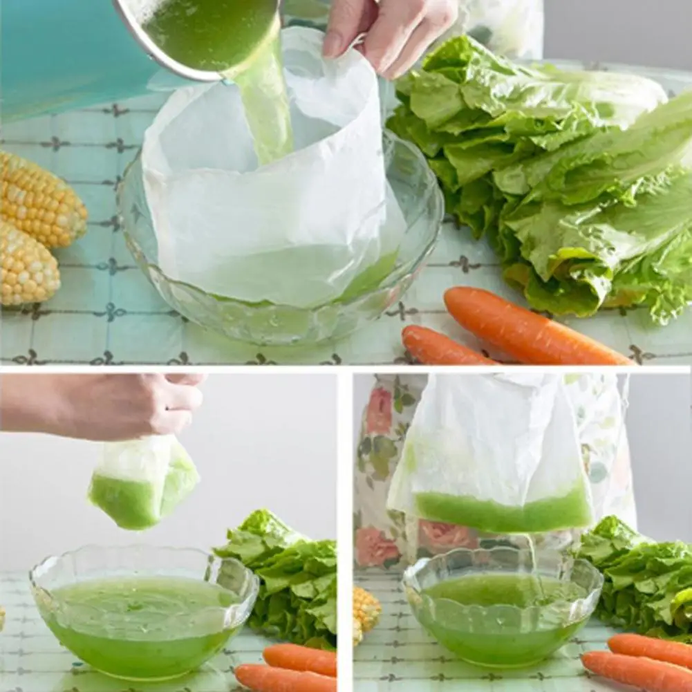 Wine Coffee Filter Bag Milk Juice Fliter Nylon Reusable Almond Greek Yogurt Strainer Cold Brew Tea Beer Cloth | Дом и сад