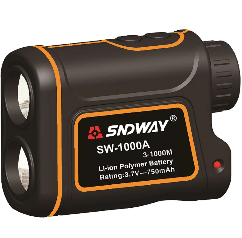 Лазерный дальномер телескопический лазерный 1000 м с 7 элементами для охоты