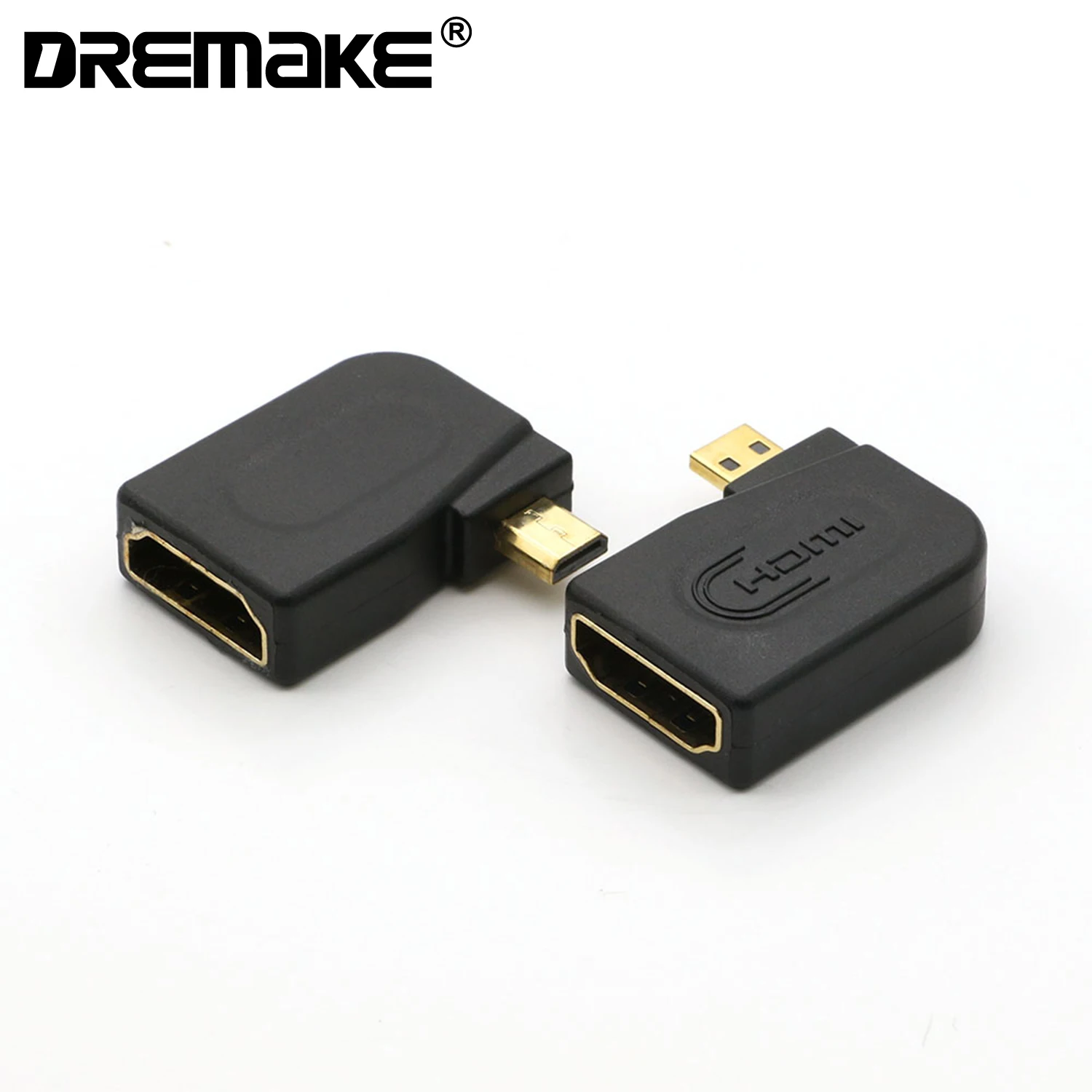 2 шт микро совместимому с HDMI D Мужской к HDMI-Совместимость женскому удлинитель