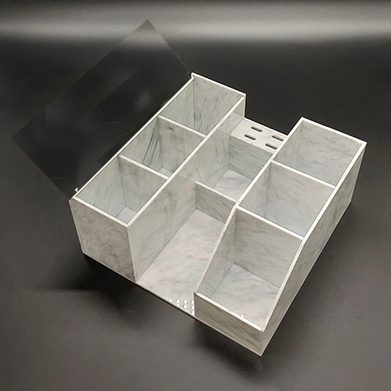 

Makeup Organizer Eyelash Extension Supplies Storage Display Box with Tweezer Holder Stand Makeup Brush Organizer