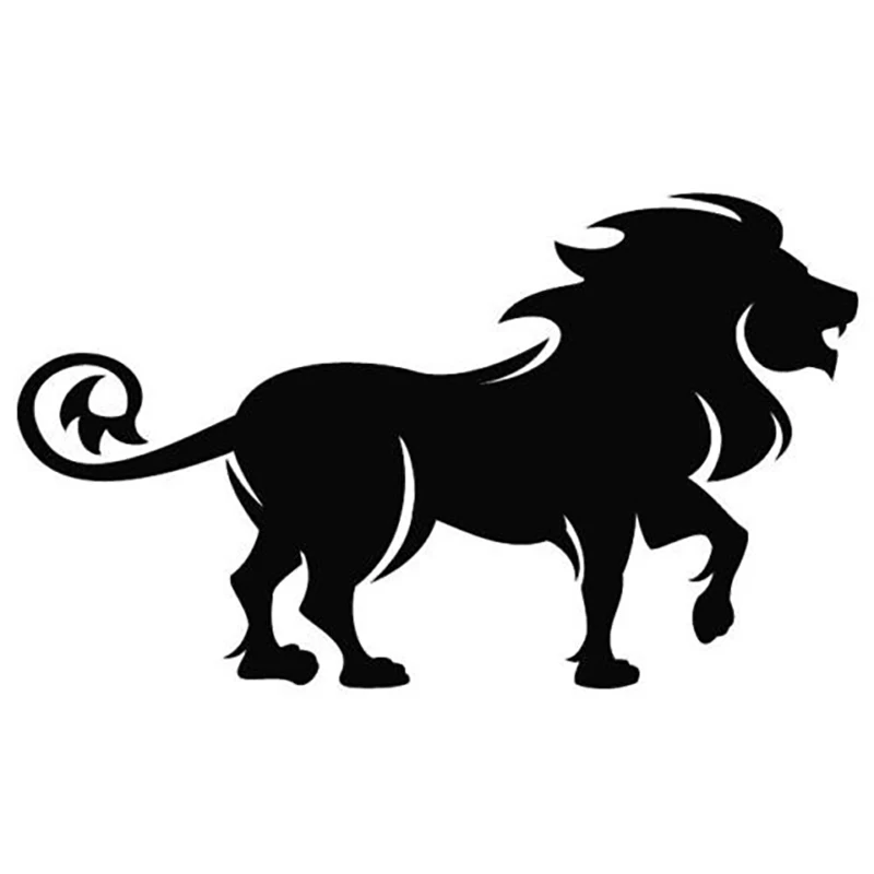 

Lion Side on window Decal Sticker animal stickers car window stickers 15x10cm