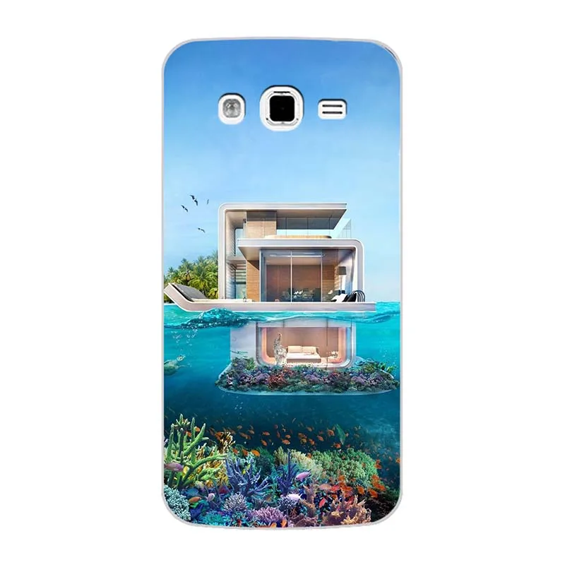 Чехол для телефона samsung Galaxy Grand 2 Duos G7100 G7105 G7106 G 7106 SM-G7102 G7102 G 7102 крышка мультфильм волк Роза телефон оболочка HD