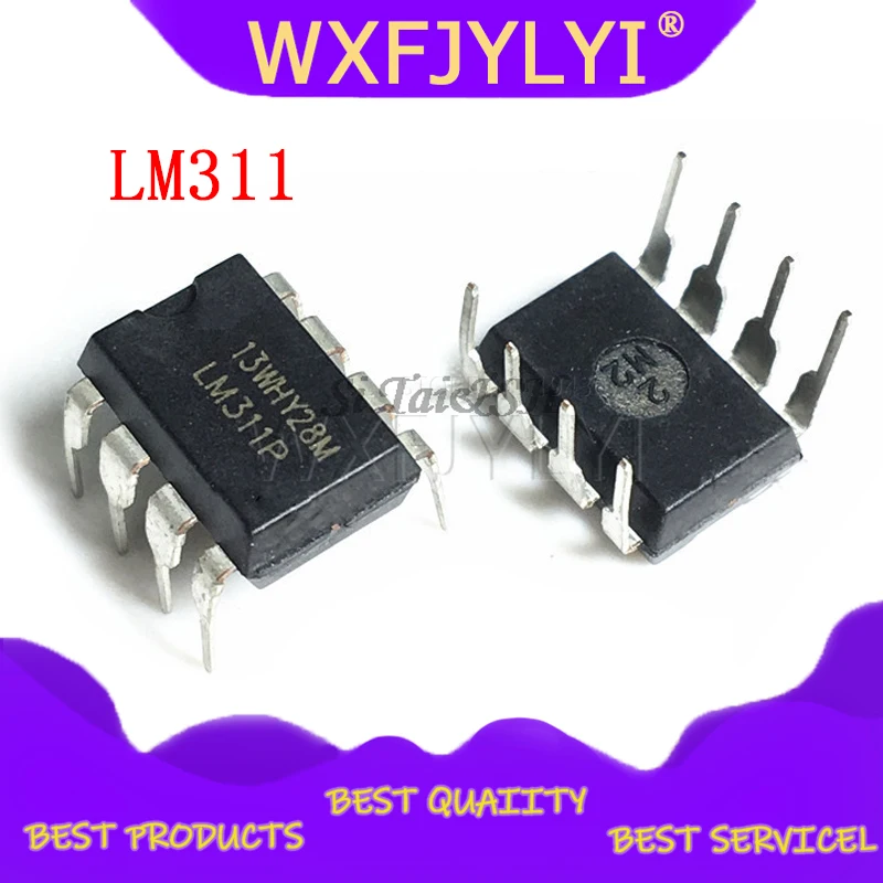 10 шт./лот LM311 LM311P LM311N DIP 8 Компаратор напряжения новый оригинальный|Интегральные