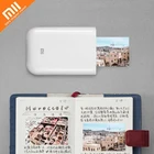 Принтер Xiaomi Mijia AR 300 точекдюйм, портативный мини-карман для фотографий, 500 мА  ч, карманный принтер для фотографий с печатной бумагой
