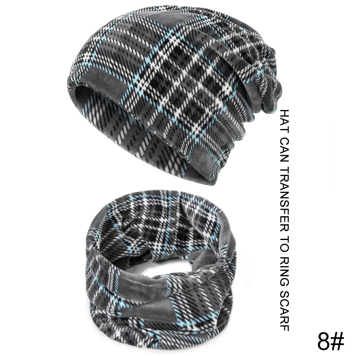 Evrfelan многофункциональные шапки Skullies Beanies женские шапочки для конского хвоста шапки можно переносить на шарфы унисекс многофункциональные gorras - Цвет: 08