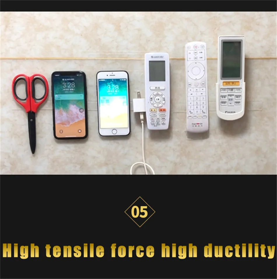 Multifunctional Nano Double-Sided Adhesive Tape Traceless Toothbrush Holder Reusable Tapes Supplies Holders Bathroom Accessories