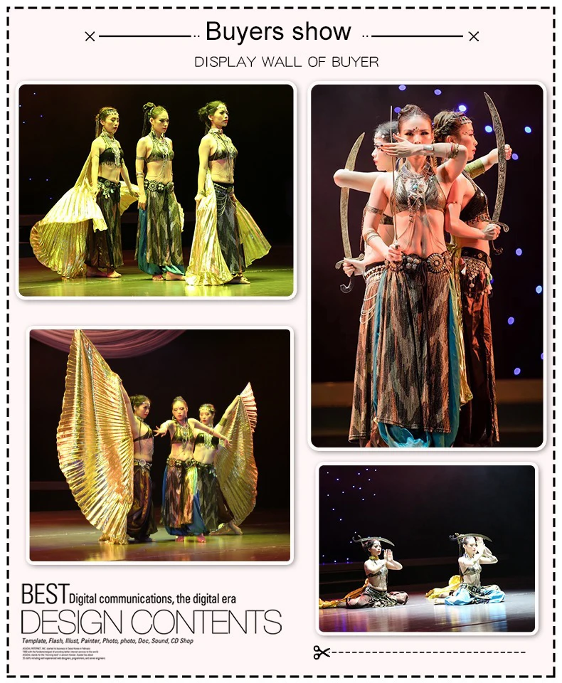 Женская длинная юбка Bellydance для восточных танцев комплект из 2 предметов взрослых