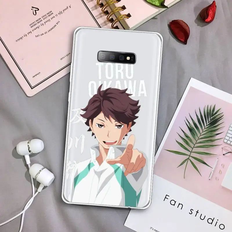 

Haikyuu Hinata attacks Phone Case Transparent For Samsung Galaxy A71 A21s S8 S9 S10 plus note 20 ultra