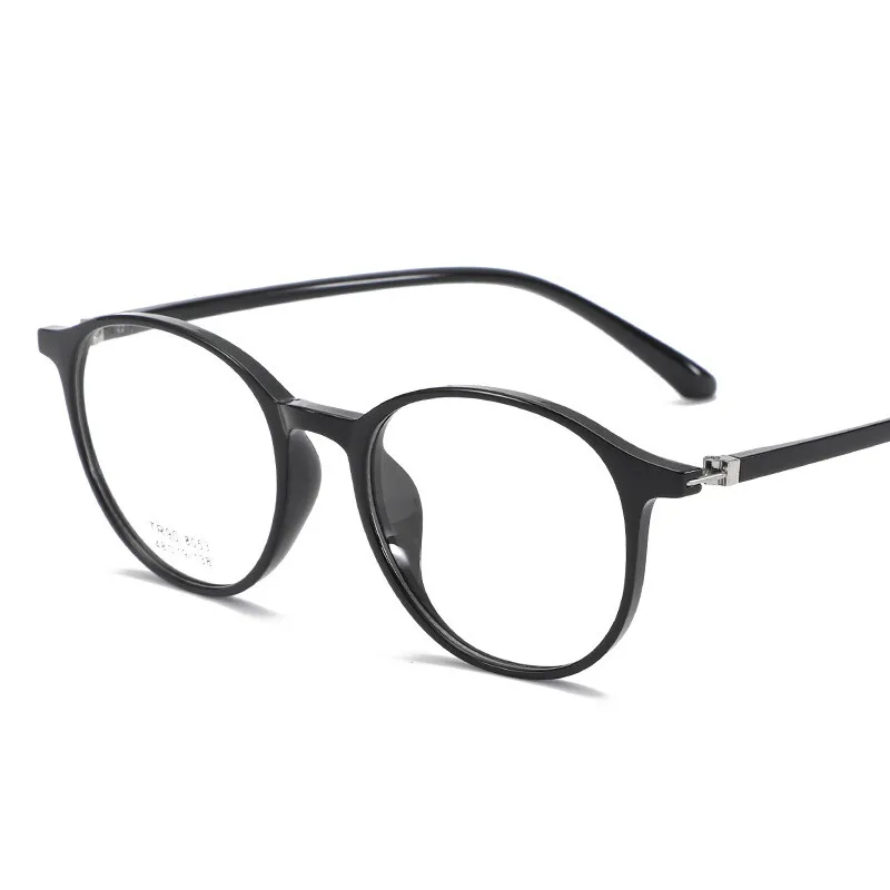 Ацетат унисекс твердые гибкие прозрачные линзы оправа женские очки по рецепту