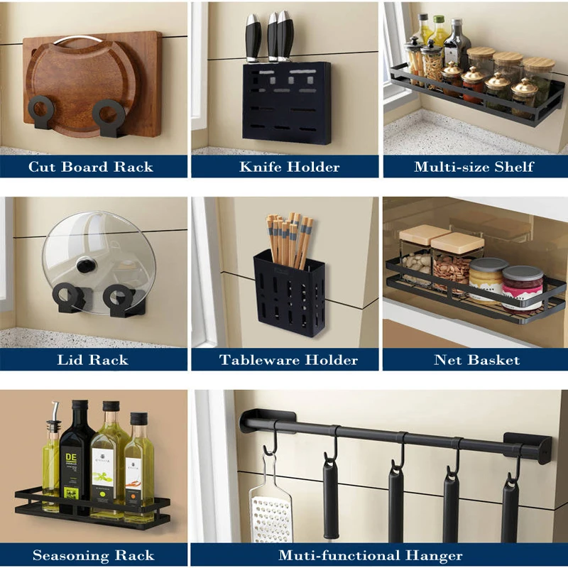 Кухонные полки органайзер настенный не штампованный кухонные принадлежности
