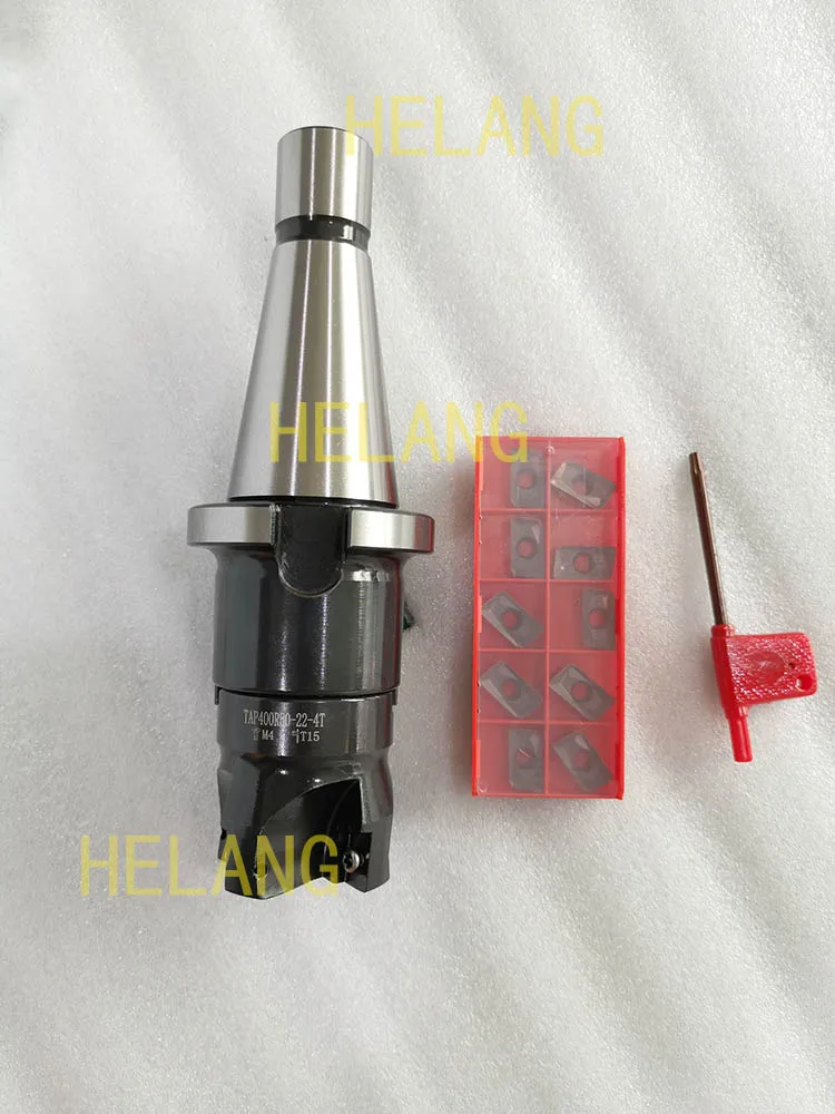 Новая торцевая фреза NT40 FMB22 45L + BAP400R 50 22 4T 10 шт. карбидных вставок APMT1604 фрезеровка с