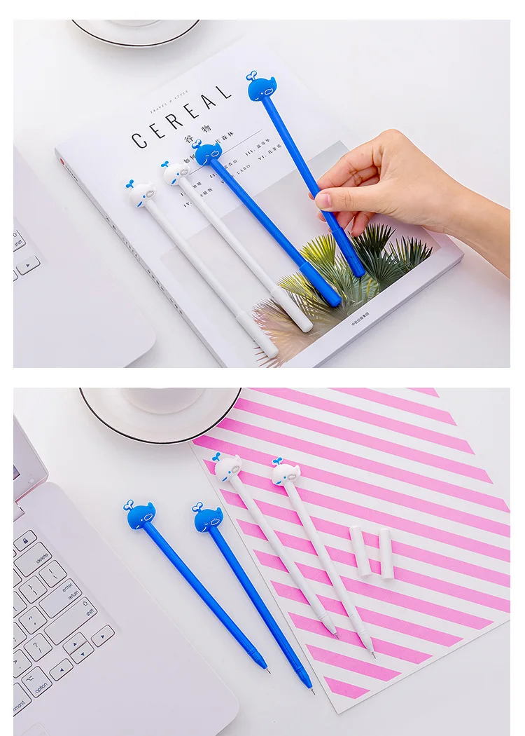 Милая мультяшная необычная Китовая нейтральная ручка на водной основе |