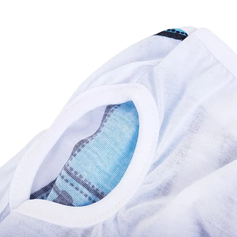 Костюм для щенков летняя футболка с круглым вырезом костюм подвижных игр одежда