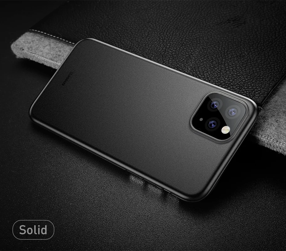 Роскошный чехол для телефона Baseus для iPhone 11 Pro Max Xs Max Xr X 11Pro, задняя крышка 0,4 мм, Ультратонкий чехол из полипропилена для iPhone11