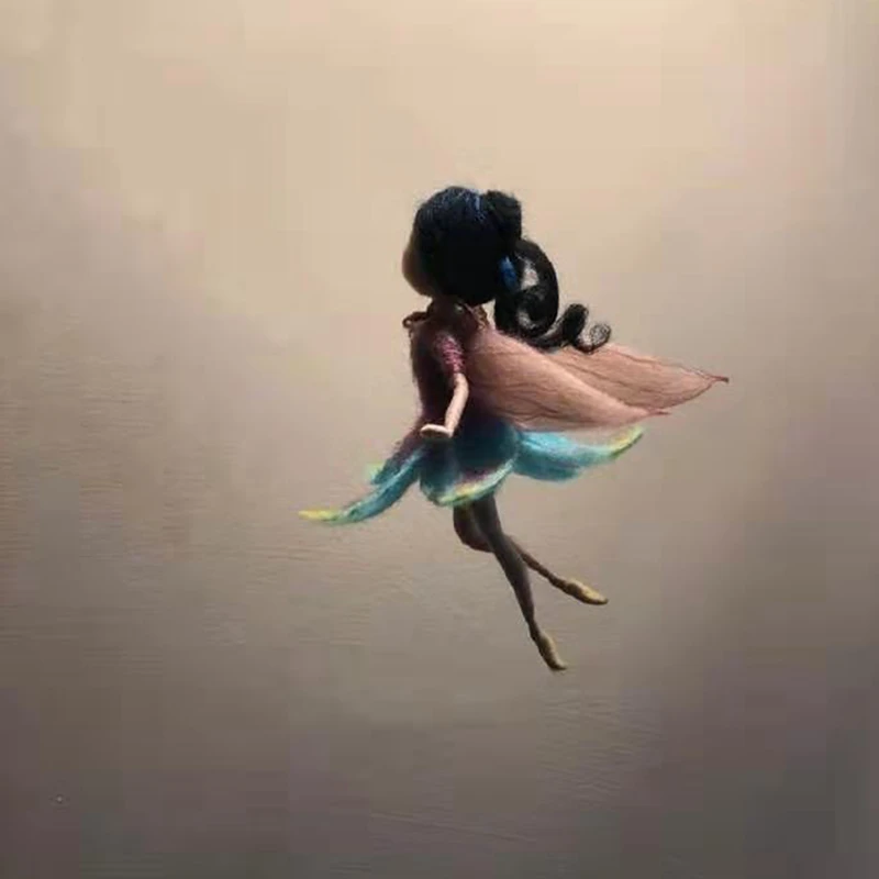 Белоснежка ручная работа шерсть войлок необработанная мечта сказочная