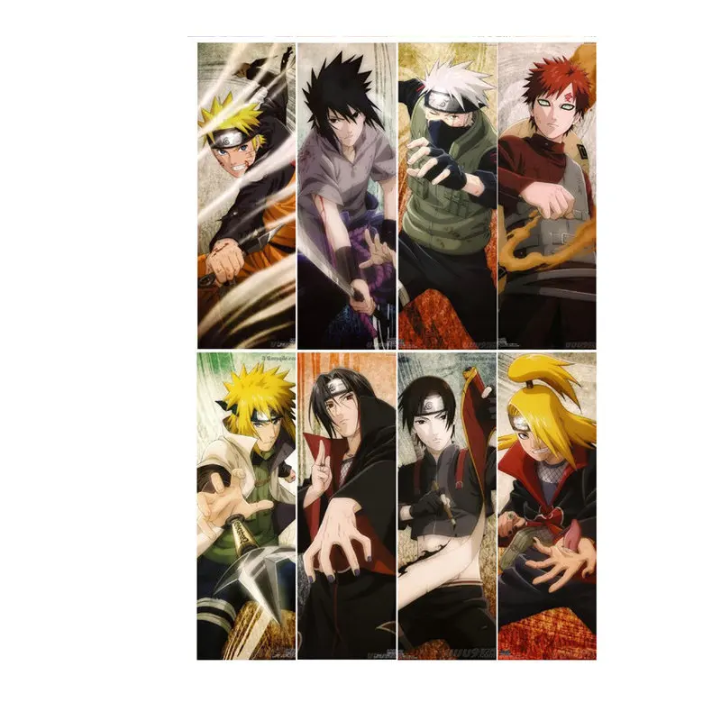 8 шт. как у героя мультфильма Саскэ аниме книга Знаки Водонепроницаемый