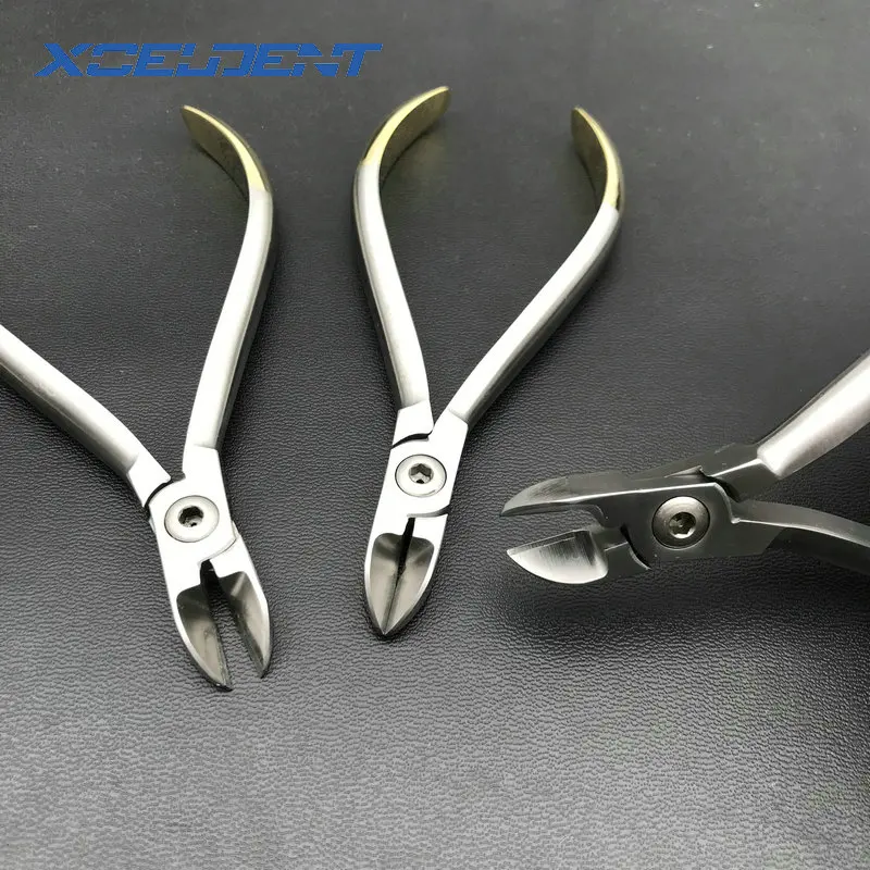 

3pcs Dental Forceps Orthodontic Wire Distal End Cutter Plier Bracket Brace Remover Plier Dentist Tools Dental Lab Instrument
