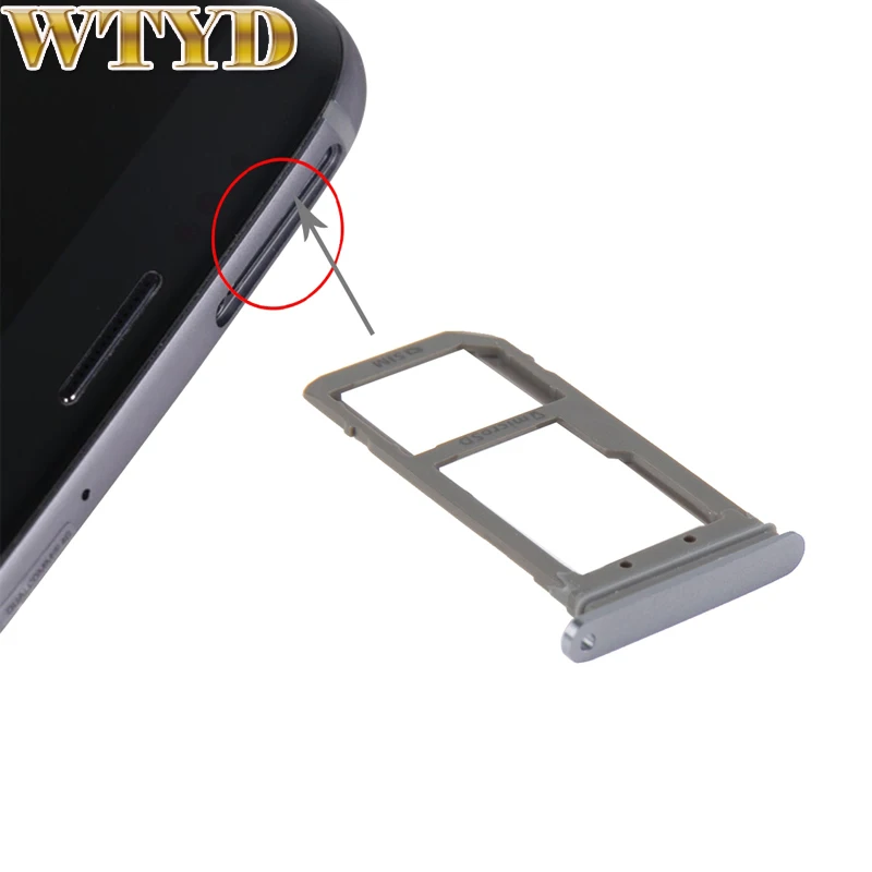 Для Galaxy S7 Edge/G935 лоток для sim карт и памяти Micro SD запасная часть слот