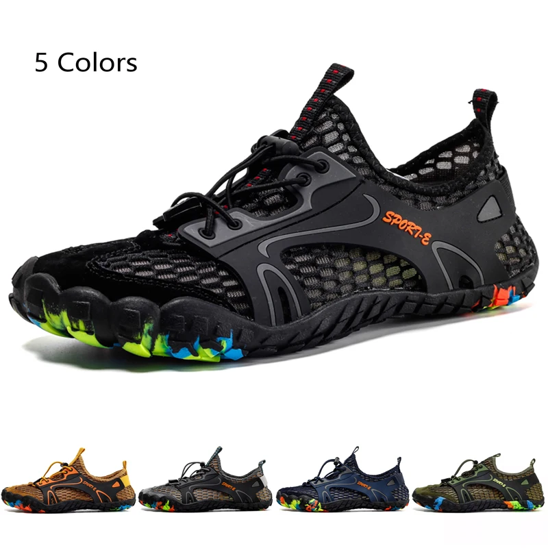 Hiking Shoes Soft Outdoor Sports Water Sneakers Men Quick Dry Barefoot Elastic Shockproof Jogging Sneakers Trekking Waterproof