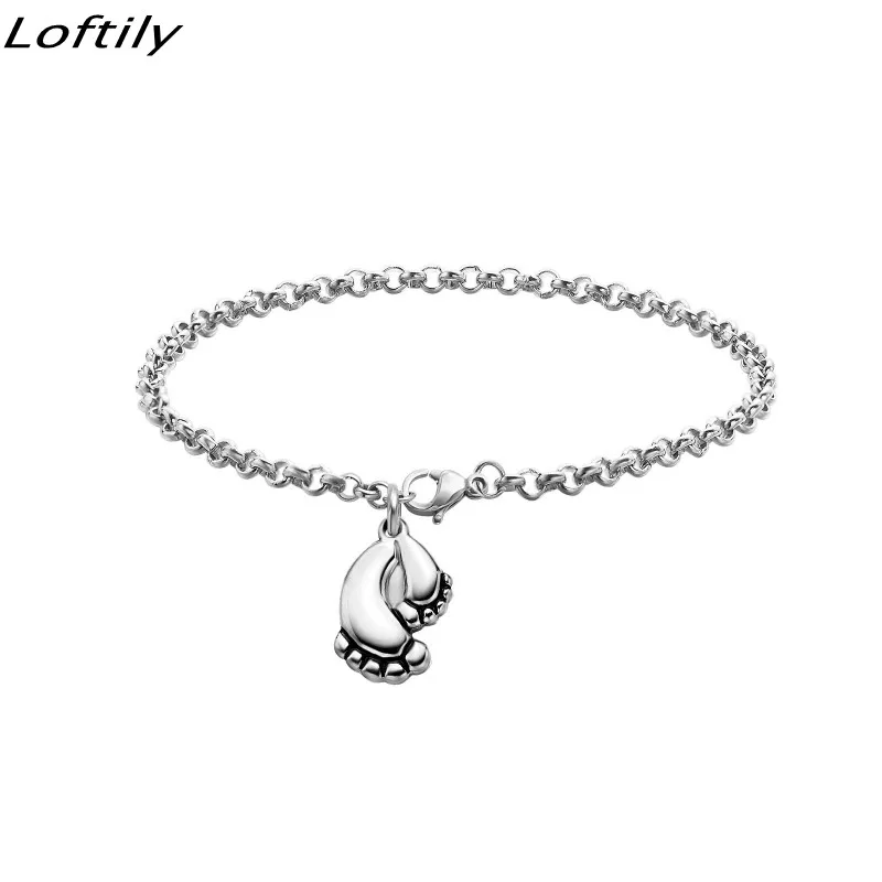 Браслет Медведь цепь из нержавеющей стали браслет для подарка на каждый день