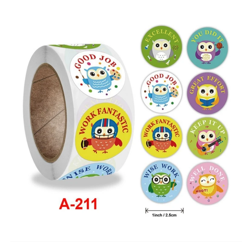 

500pcs Birthday Thank You Stickers 8 designs for Wedding Favors and Party Handmade Stickers Envelope Seal Stationery Sticker