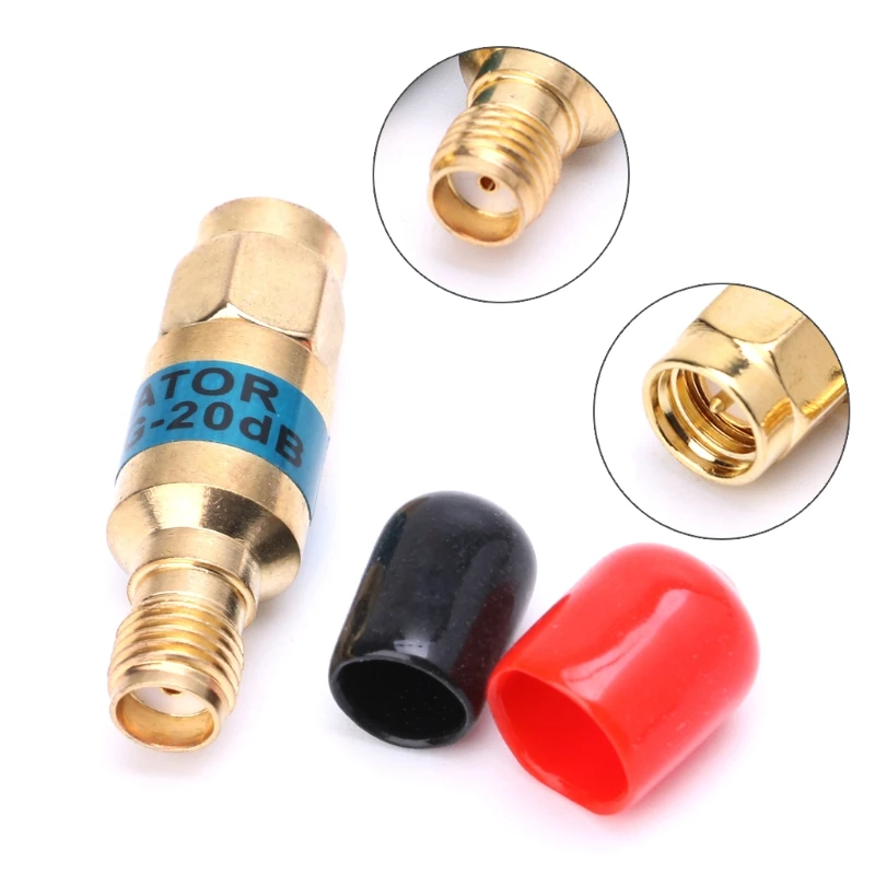 

Golden Attenuator SMA-JK Male to Female RF Coaxial Attenuator 2W 0-6GHz 30db